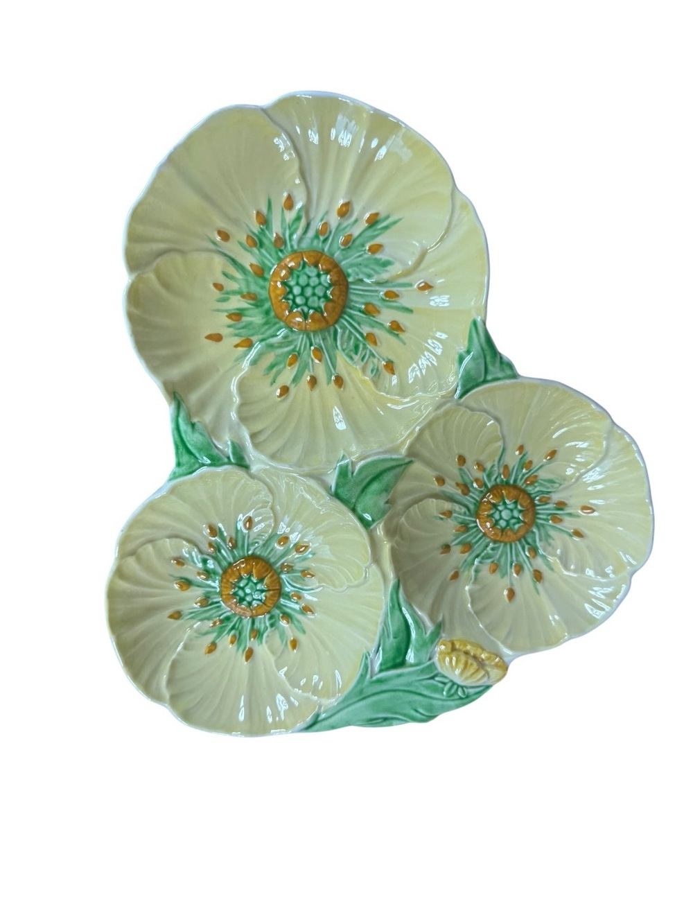 Ceramic Floral Divided Dish